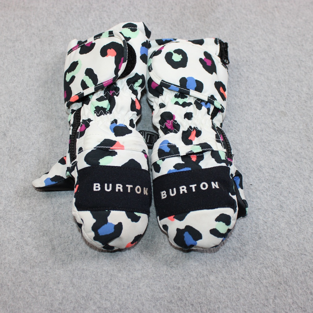 Burton Mitten Girls 2T Multicolor Animal Print Insulated Winter Snow Ski Outdoor
